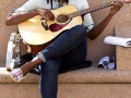 Guitar Player in Pershing Square - Los Angeles 10-17-2013